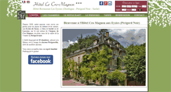 Desktop Screenshot of hotel-cromagnon.com